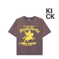 RHUDE TEE 'DERBY GREY'