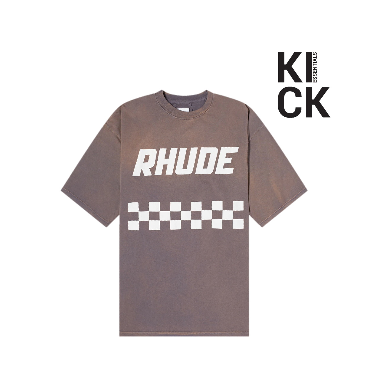 RHUDE TEE 'OFF ROAD GREY'