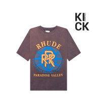 RHUDE TEE 'PARADISE VALLEY GREY'