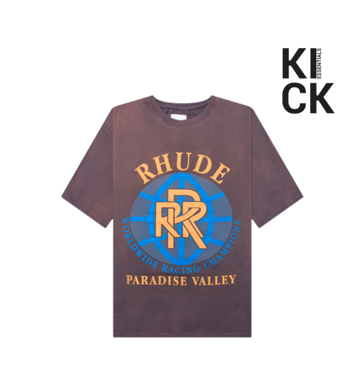 RHUDE TEE 'PARADISE VALLEY GREY'