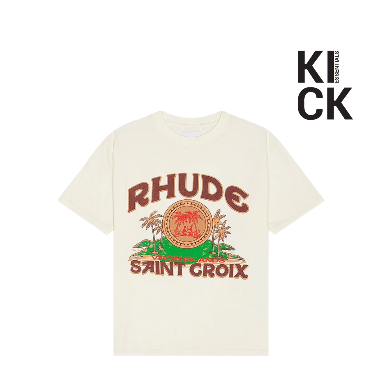 RHUDE TEE 'SAINT CROIX VINTAGE WHITE'