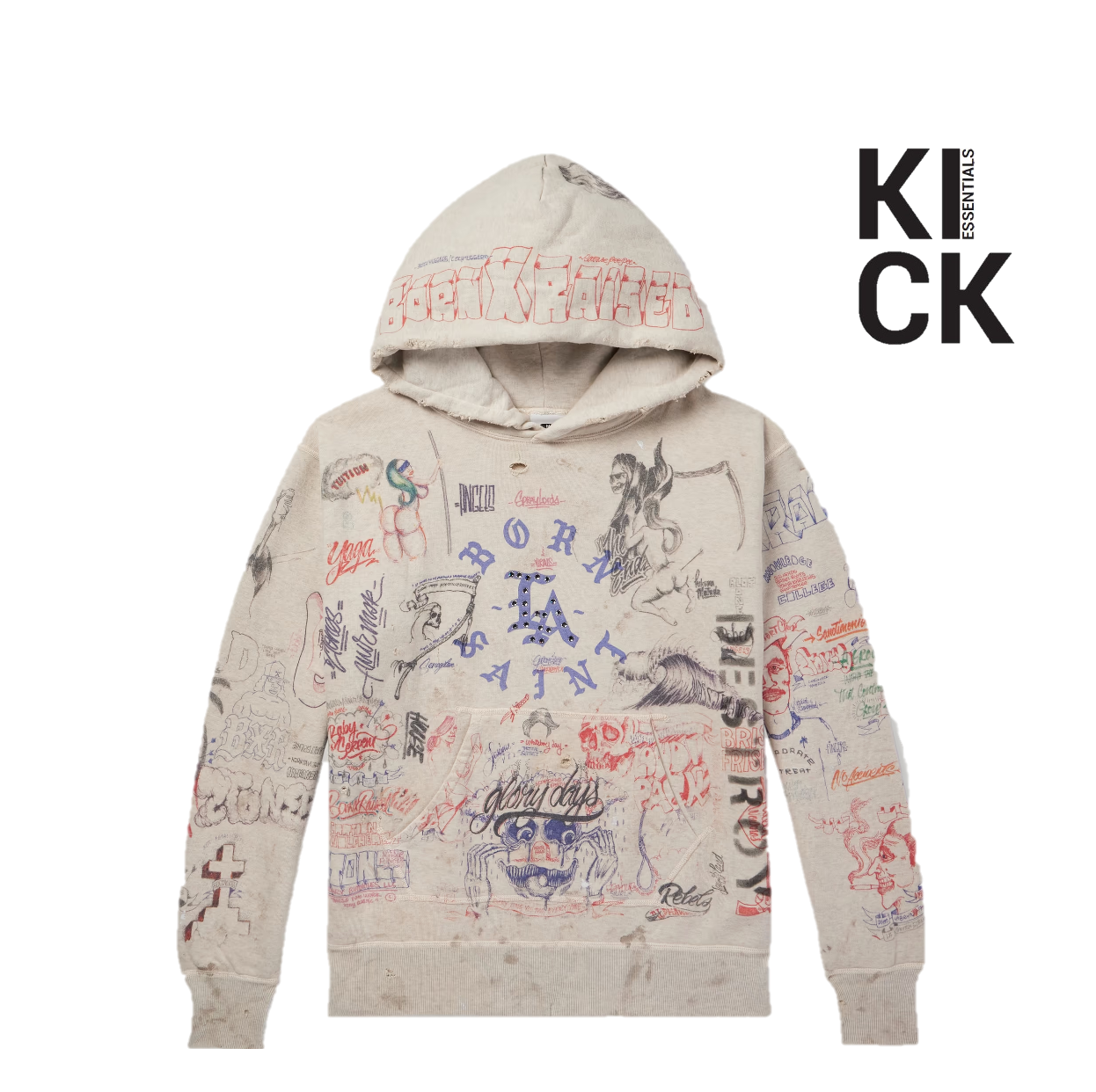 BORN X RAISED HOODIE 'SAINT VANITY'