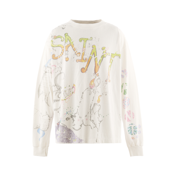 SAINT MICHAEL LONGSLEEVE 'COCO WHITE'