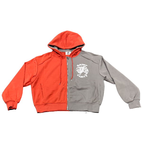 SAINT VANITY JACKET 'WHAT THE SAINT GREY ORANGE'