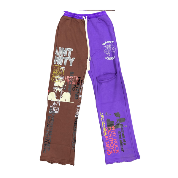 SAINT VANITY PANT 'WHAT THE BROWN PURPLE'