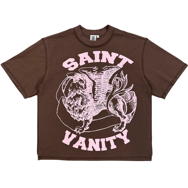 SAINT VANITY TEE 'GRIFFIN BROWN PINK'