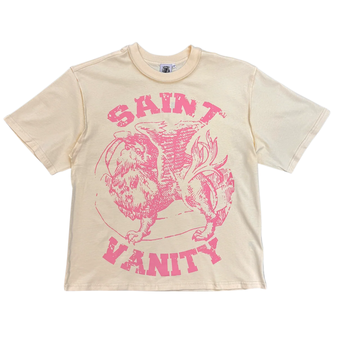 SAINT VANITY TEE 'GRIFFIN CREAM PINK'