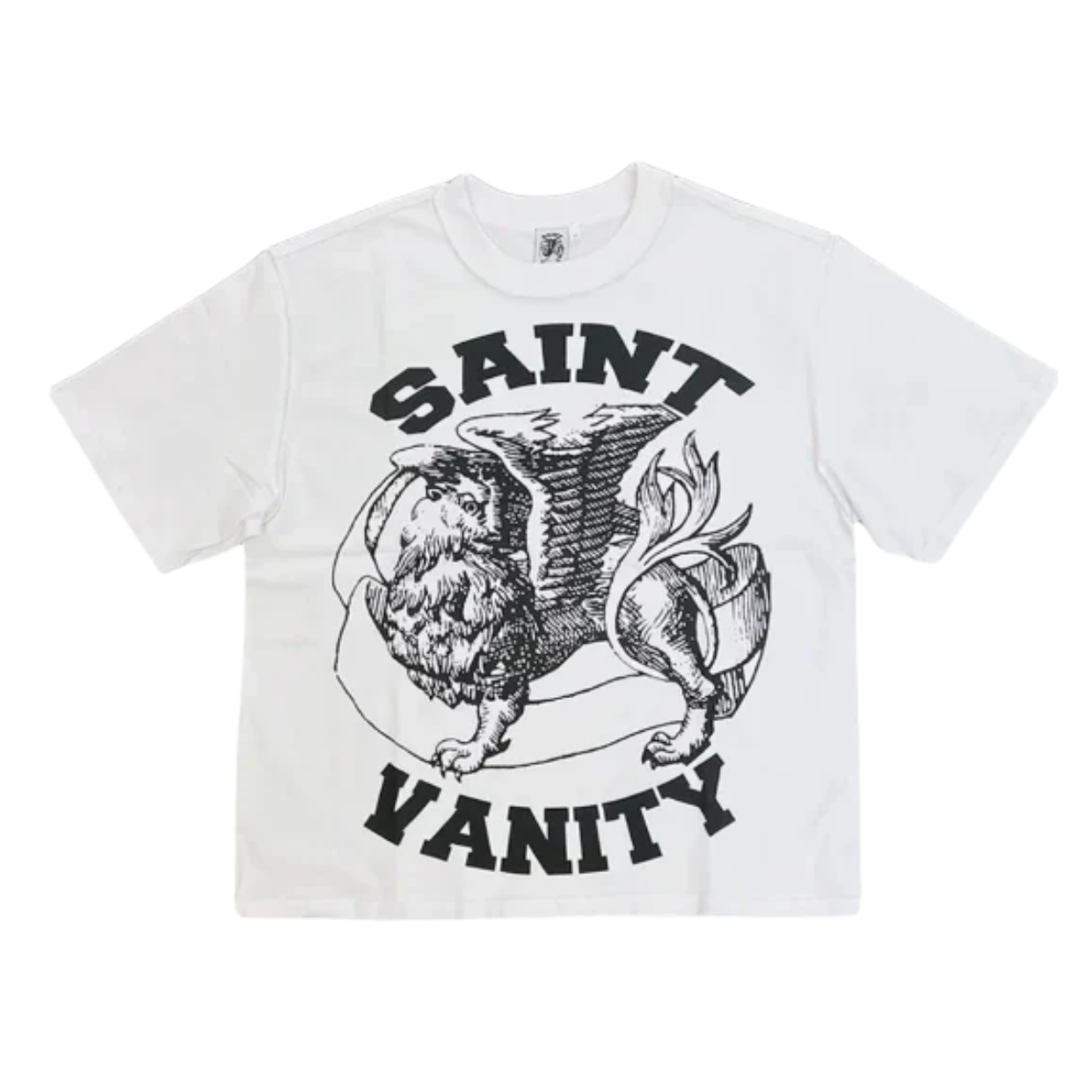 SAINT VANITY TEE 'GRIFFIN WHITE BLACK'