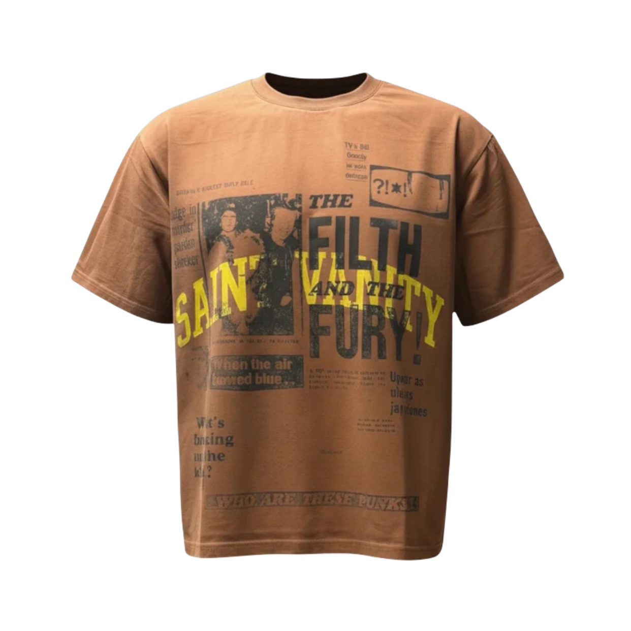SAINT VANITY TEE 'NEWSPAPER'