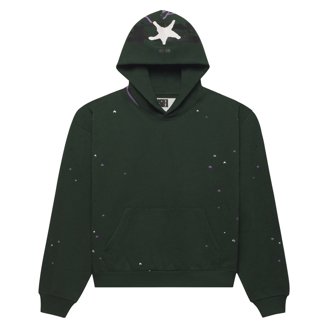 SP5DER HOODIE 'HEAVY WEB DARK GREEN'
