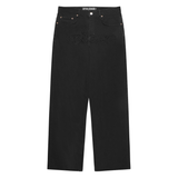SP5DER JEANS 'DISTRESSED LOGO V3 BLACK'