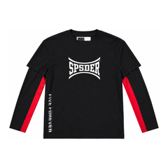SP5DER LONGSLEEVE 'UNDERSHIRT KNIT ONYX'