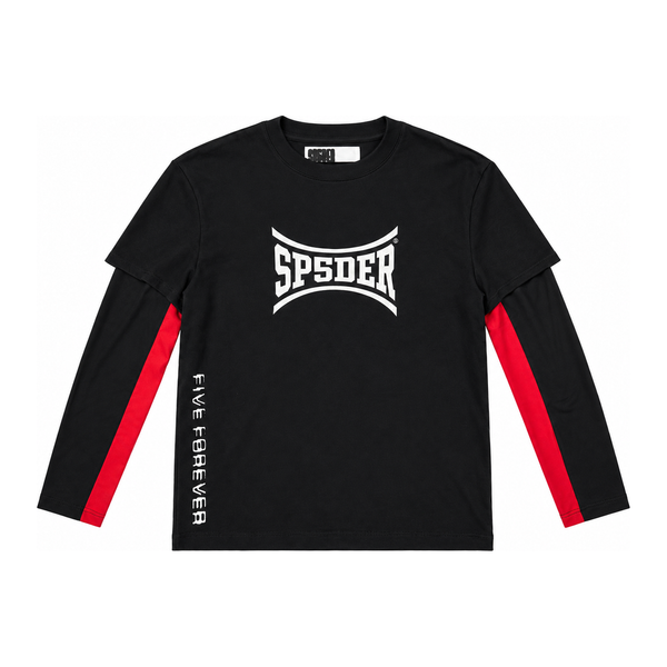 SP5DER LONGSLEEVE 'UNDERSHIRT KNIT ONYX'