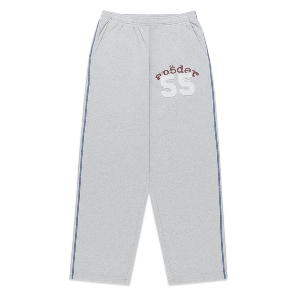 SP5DER SWEATPANT '55 UNIVERSITY WIDE LEG HEATHER GREY'
