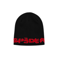 SPIDER BEANIE 'BLACK FUZZY'