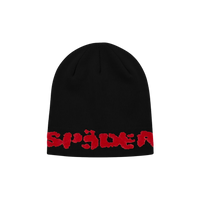 SPIDER BEANIE 'BLACK FUZZY'