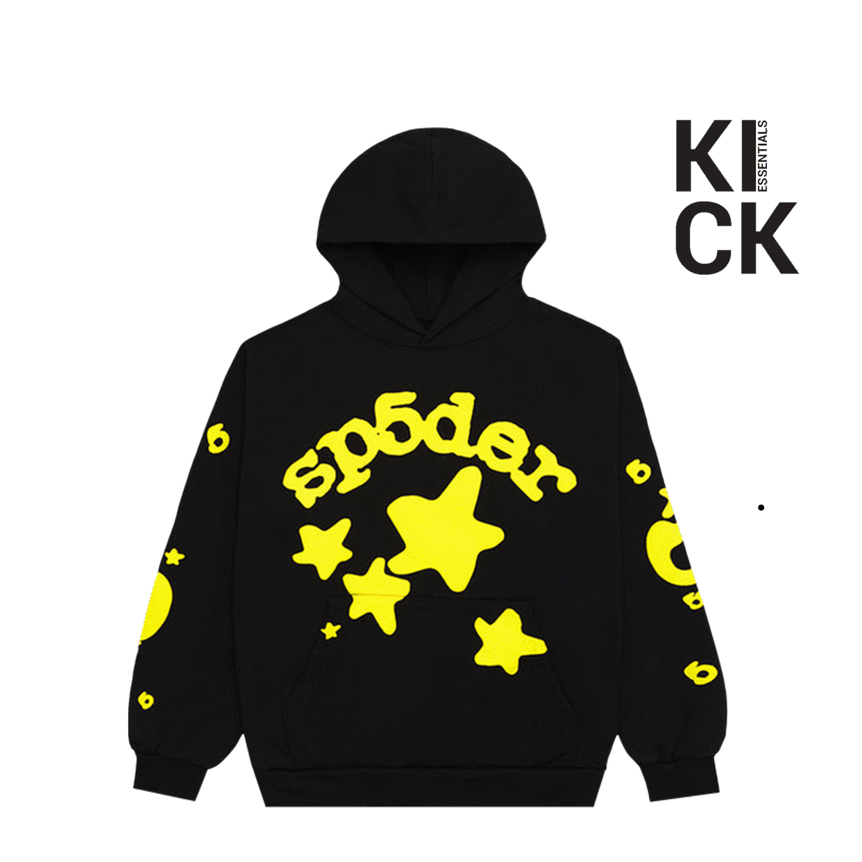 SPIDER HOODIE 'BLACK YELLOW ONYX HOOD'