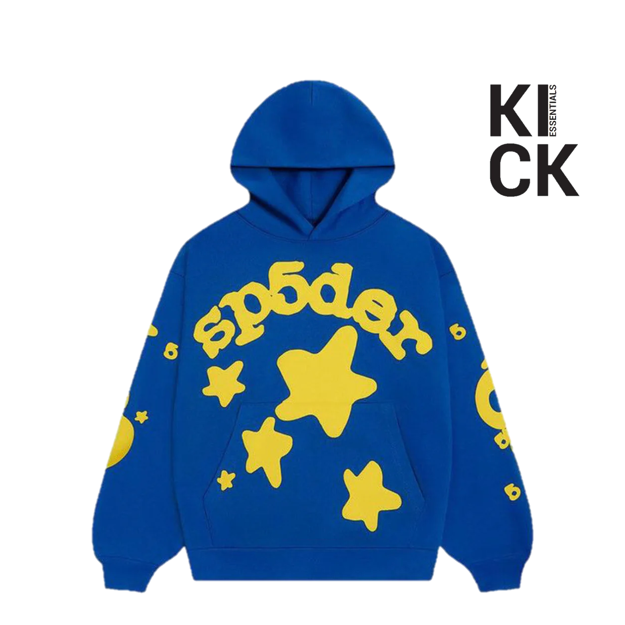 SPIDER HOODIE 'BELUGA BLUE YELLOW'