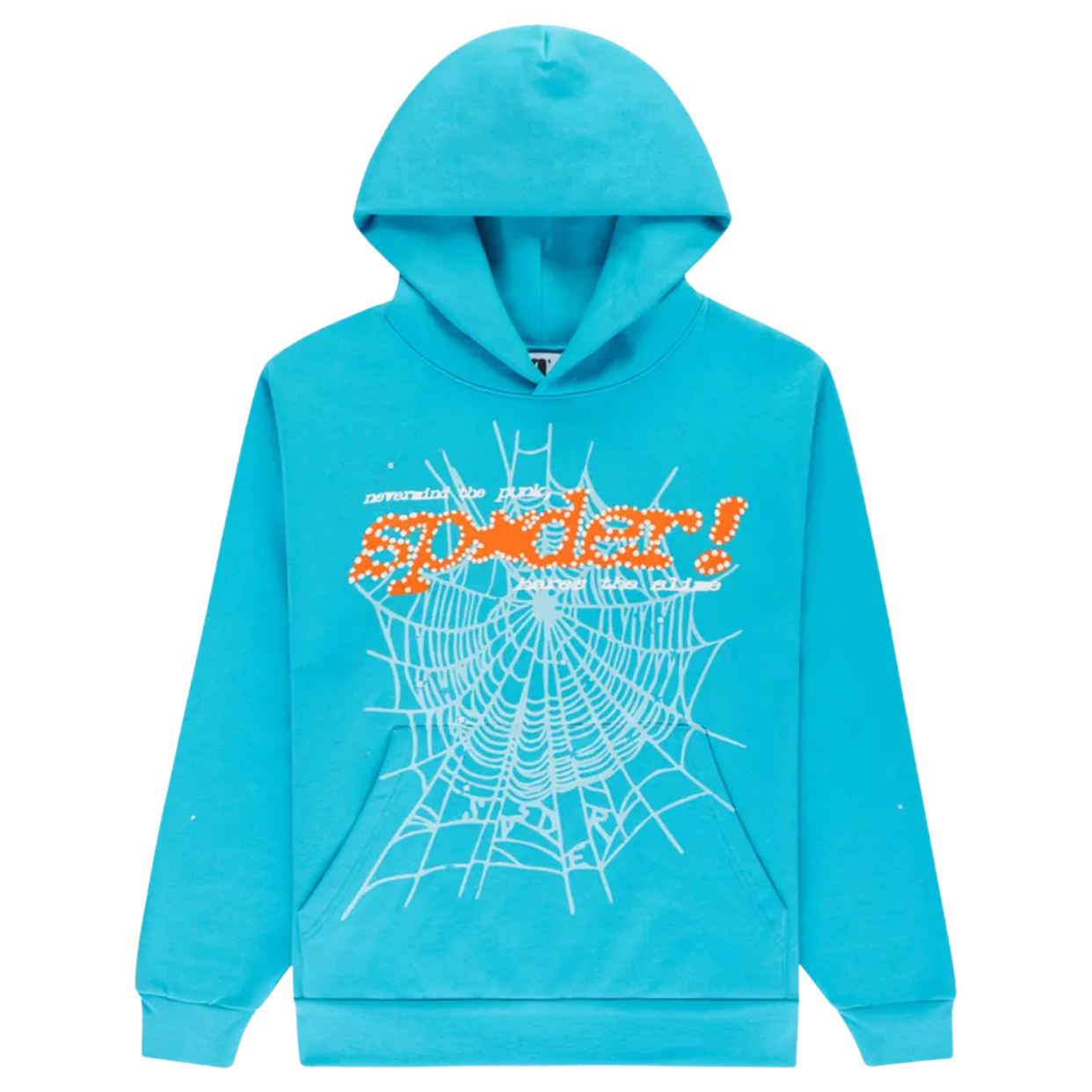 SPIDER HOODIE 'PUNK V2 CYAN'