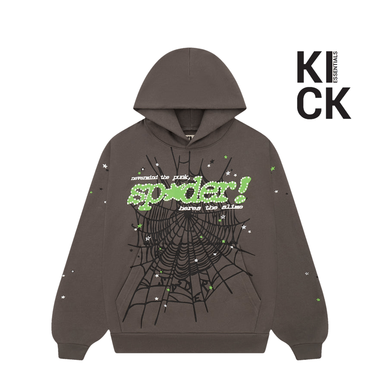 SPIDER HOODIE 'SLATE GREY PUNK'