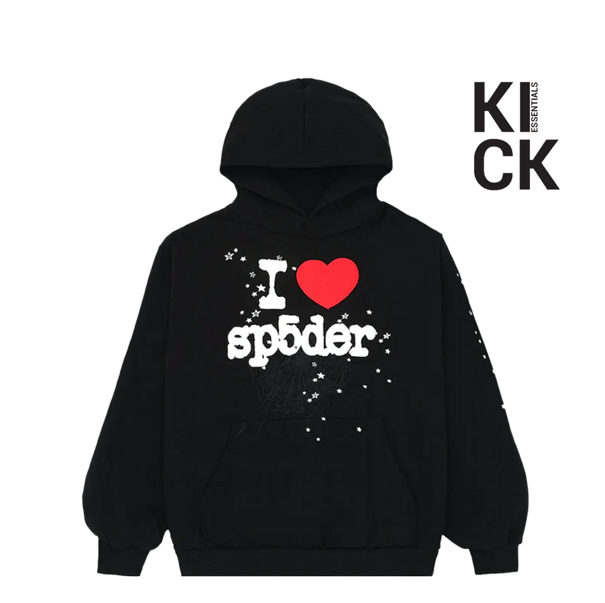SPIDER HOODIE 'I HEART'