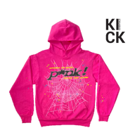 SPIDER HOODIE 'PINK PUNK'