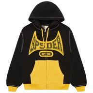 SPIDER HOODIE 'TF ZIP BLACK YELLOW'