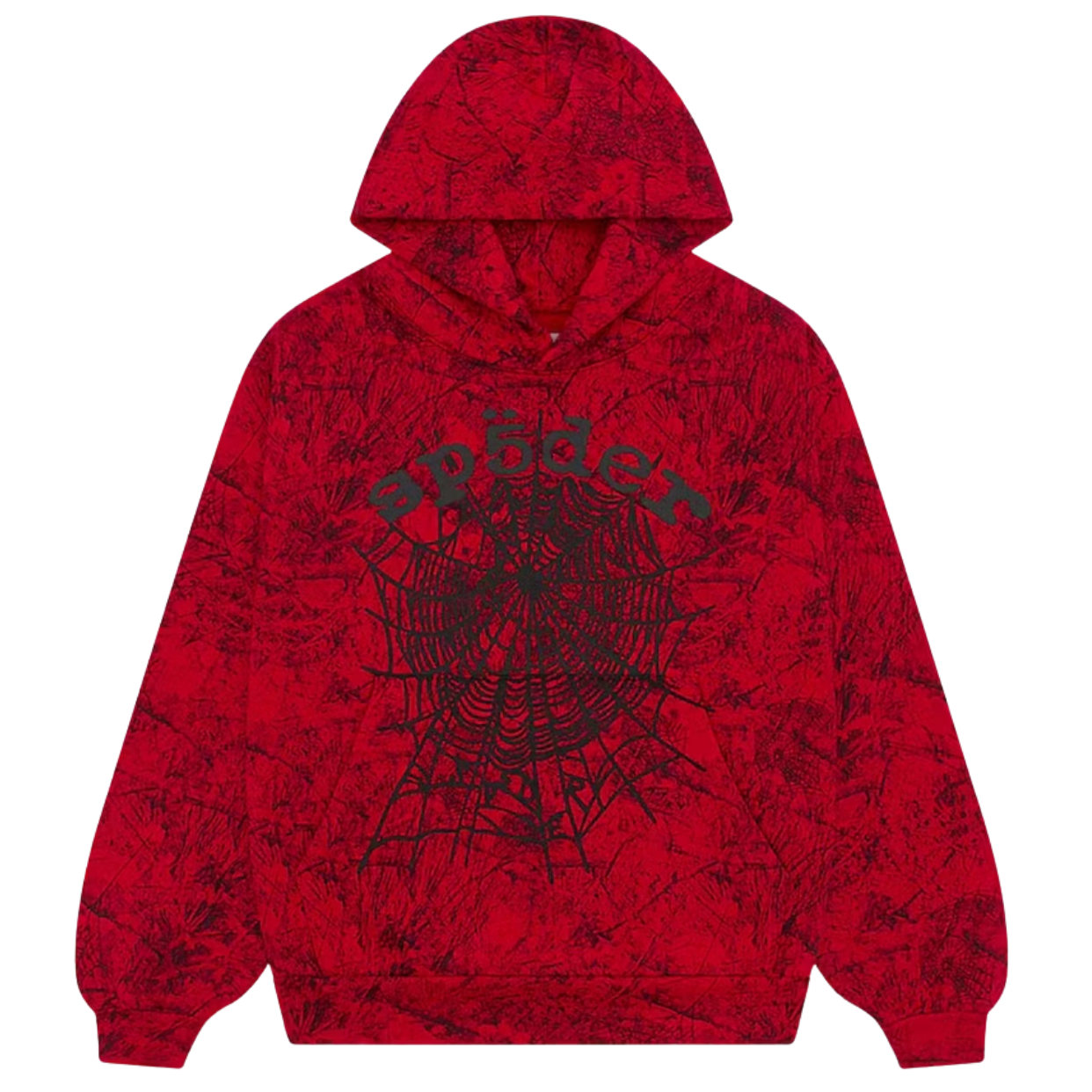 SPIDER HOODIE 'TREE CAMO RED'