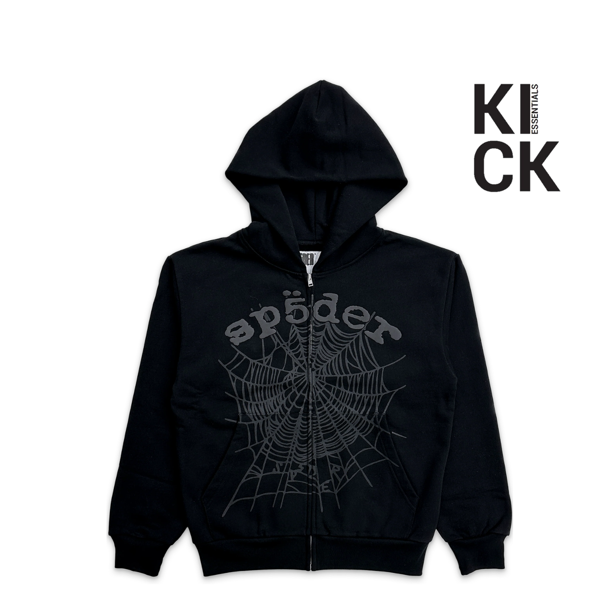 SPIDER HOODIE 'OG ZIP BLACK'