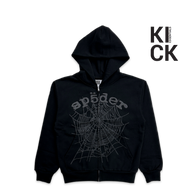 SPIDER HOODIE 'OG ZIP BLACK'