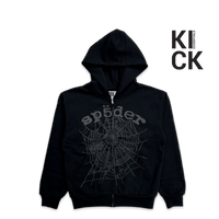 SPIDER HOODIE 'OG ZIP BLACK'