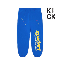 SPIDER PANT 'BELUGA BLUE YELLOW'