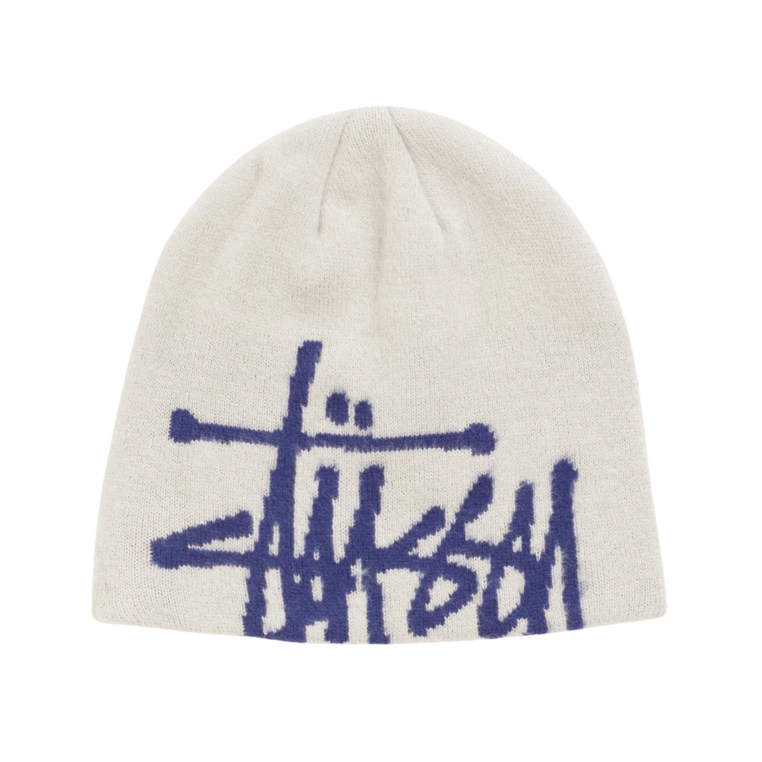 STUSSY BEANIE 'BRUSHED OUT BASIC SKULLCAP GREY'