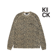 STUSSY LONGSLEEVE 'BASIC THERMAL LEOPARD'