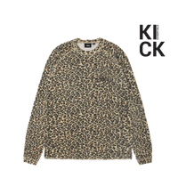 STUSSY LONGSLEEVE 'BASIC THERMAL LEOPARD'