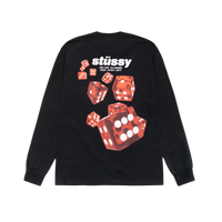 STUSSY LONGSLEEVE 'ROLLERS BLACK'