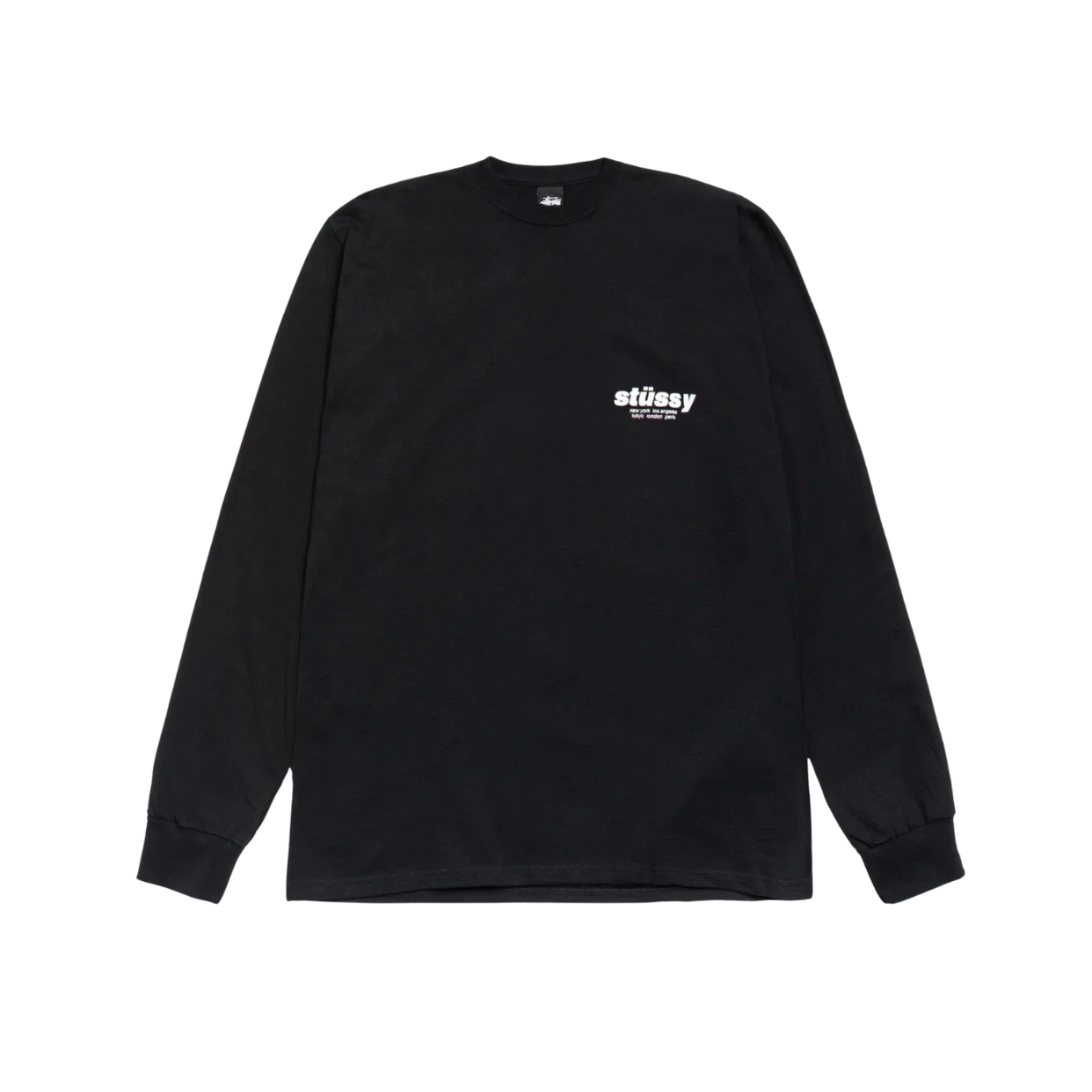 STUSSY LONGSLEEVE 'ROLLERS BLACK'
