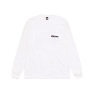 STUSSY LONGSLEEVE 'ROLLERS WHITE'
