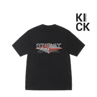 STUSSY TEE 'WORLDWIDE DIAMOND PIGMENT BLACK'