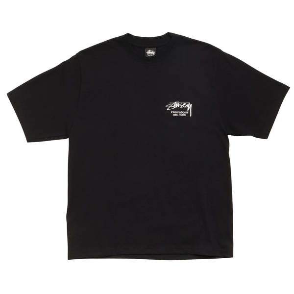 STUSSY TEE 'DICE CLOCK BLACK'