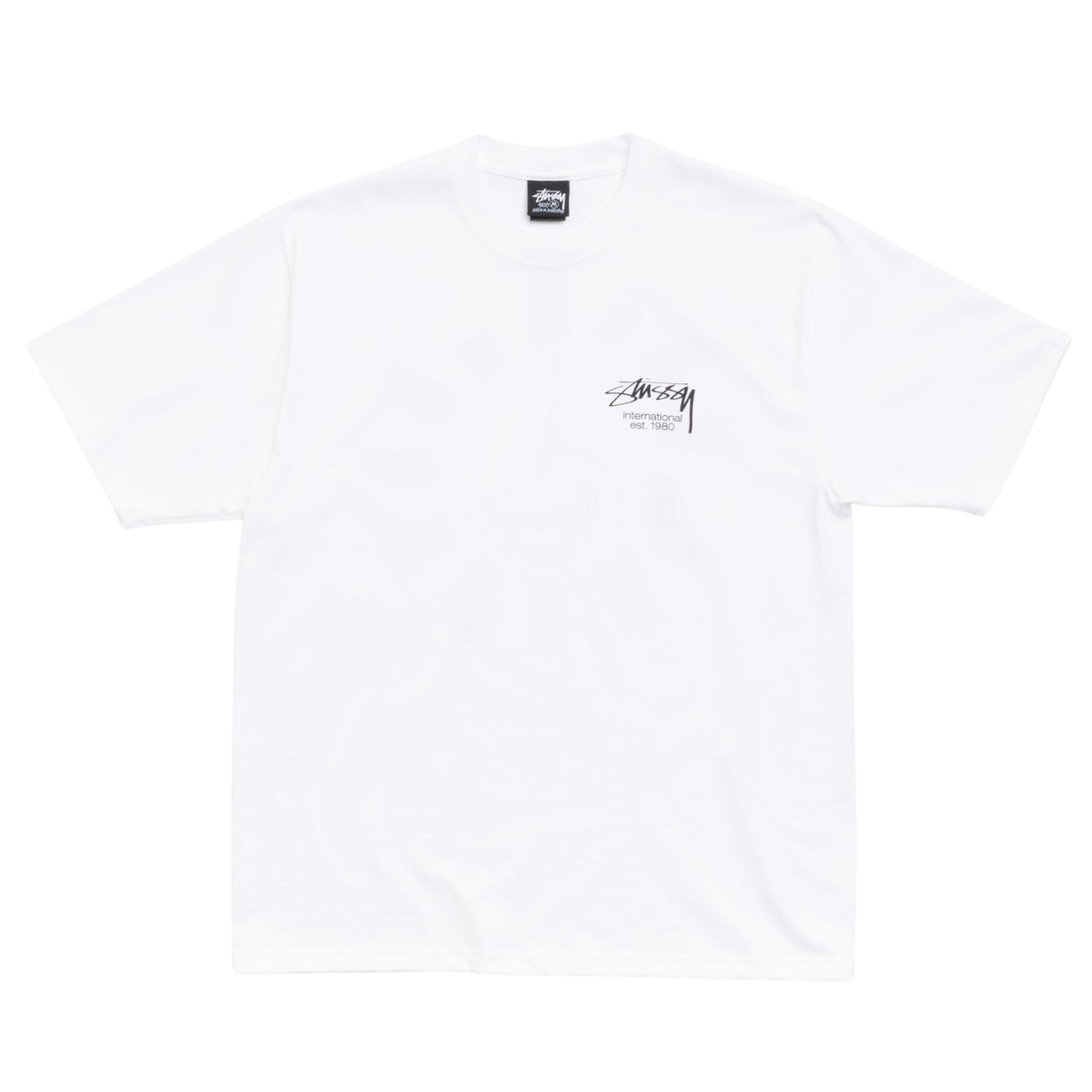 STUSSY TEE 'DICE CLOCK WHITE'