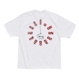 STUSSY TEE 'DICE CLOCK WHITE'