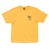STUSSY TEE 'HIGH ROLLERS MARIGOLD'