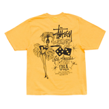 STUSSY TEE 'HIGH ROLLERS MARIGOLD'