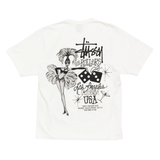 STUSSY TEE 'HIGH ROLLERS NATURAL'