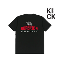 STUSSY TEE 'SUPERIOR QUALITY BLACK'