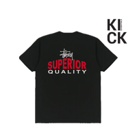 STUSSY TEE 'SUPERIOR QUALITY BLACK'