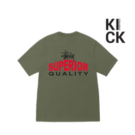 STUSSY TEE 'SUPERIOR QUALITY OLIVE'