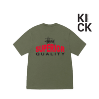 STUSSY TEE 'SUPERIOR QUALITY OLIVE'