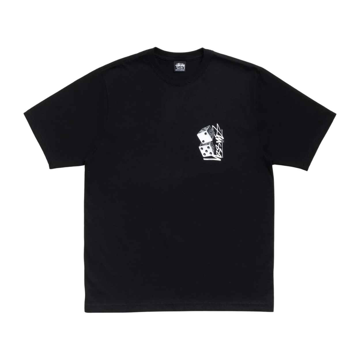 STUSSY TEE 'TALL DICE BLACK'